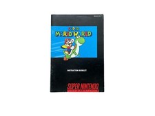 Super Mario World MANUAL ONLY Super NIntendo SNES, 1991 SNS-MW-USA-2