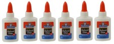Elmer's Liquid School Glue, Washable, 1.25 Ounces, 6 Count