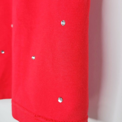 ENERGIE rotes Träger Cropped Tank Top Gr. XL Y2K Bedazzled Stretch McBling - Bild 6 von 7