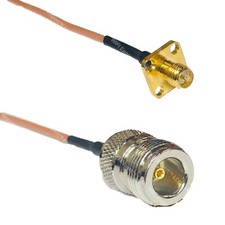 RG316 RP-SMA Female Flange to N FEMALE RF Cable Rapid-SHIP LOT