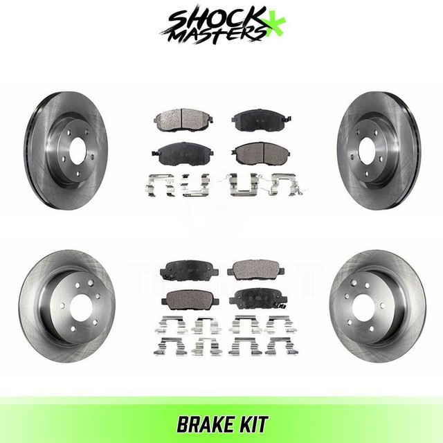 Front & Rear Ceramic Brake Pads & Rotors Kit for 20072013 Nissan Altima eBay