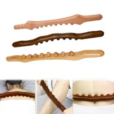 53cm Wooden Guasha Scraping Stick Massager Waist Back Shoulder Massage Tools