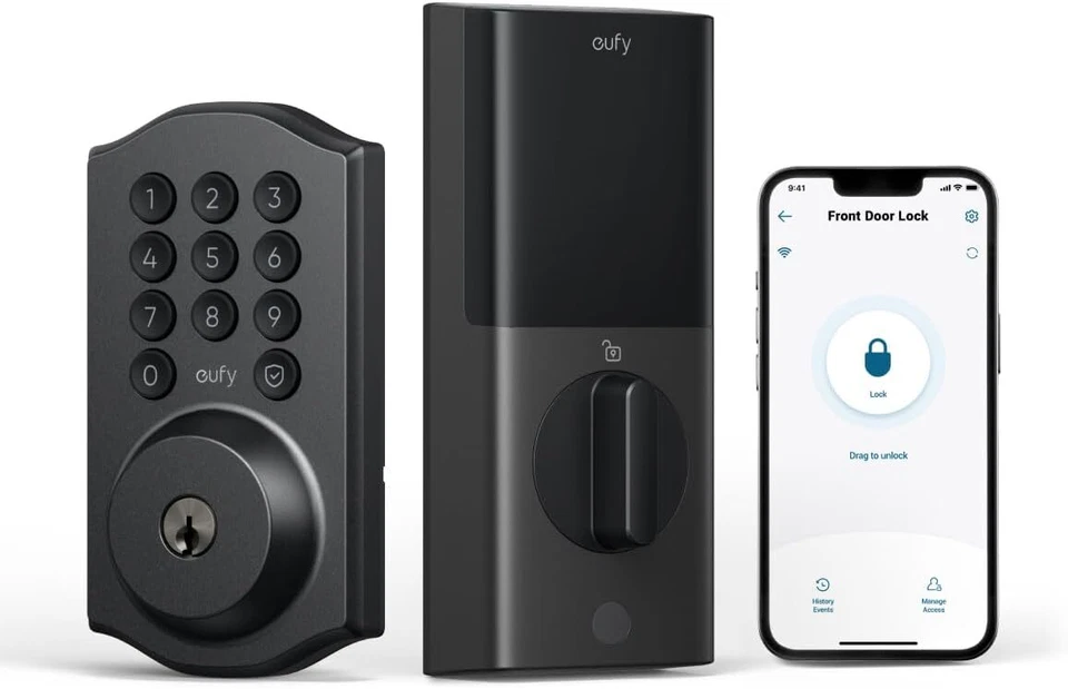 eufy Smart Lock C30 Keyless Entry Lock Built-in WiFi Deadbolt Auto Lock |Refrub