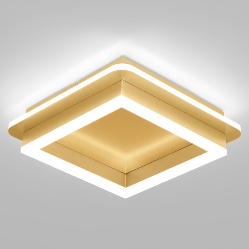 Gold Modern Led Ceiling Light Fixtures Square LED Hallway Ceiling Light