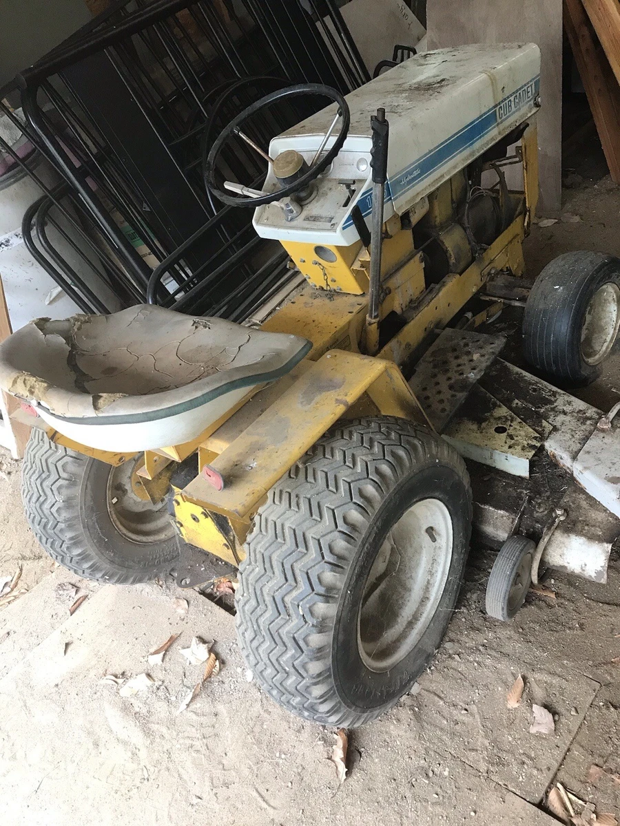 Early 70s-Late 60s cub cadet international 125 riding lawn mower