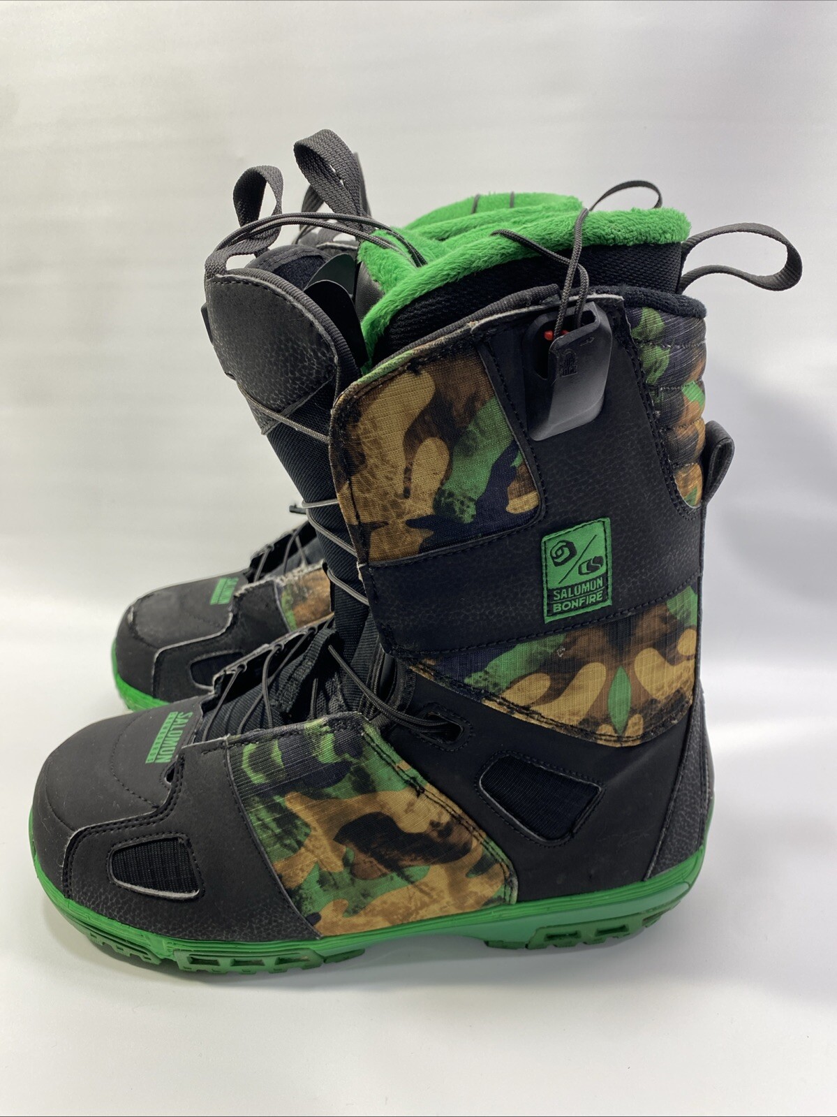 Salomon Savage Camo Stivali da snowboard Speed Lace All Mountain US 9 EUR 42 2 3