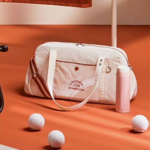 Starbucks Korea 2025 Lacoste Multiple Bag Beige e-Frequency