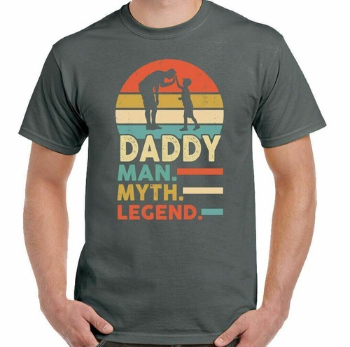 Papà The Man Mito Legend, Father's Day Giorno T-Shirt Idea Regalo Bambini - Picture 13 of 24