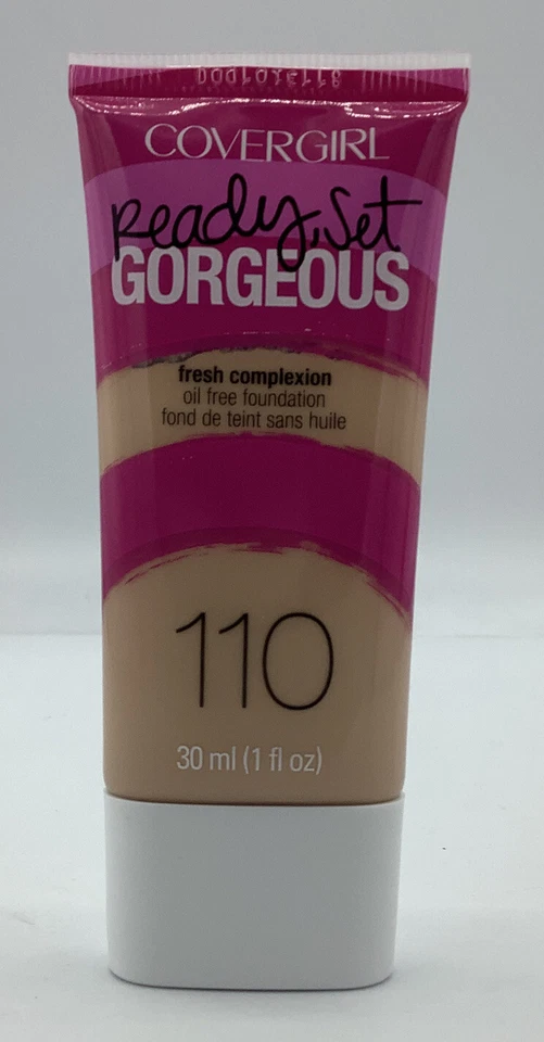 Lot Of 2 Covergirl Ready, Set Gorgeous Oil-Free Foundation 110 Creamy Natural - Image 2 of 3