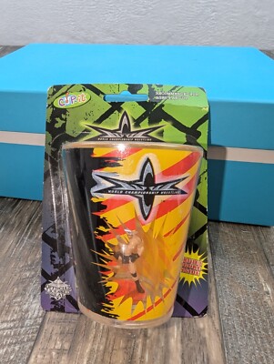 WCW Cup It  Goldberg   Cup Vintage Cup-It World Championship Wrestling. Figure
