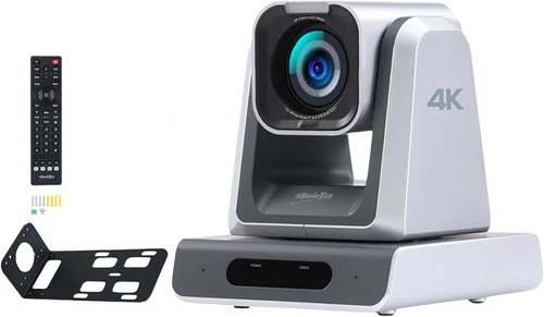 Zowietek 4K NDI|HX3(Certified) PTZ Camera PoE, 25X Optical Zoom, Simultaneous HD