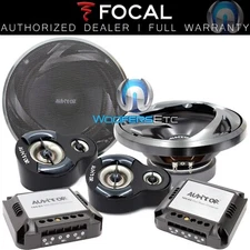 FOCAL AUDITOR RIP-165S3 6.5" 3-WAY 250W COMPONENT SPEAKERS TWEETERS CROSSOVERS