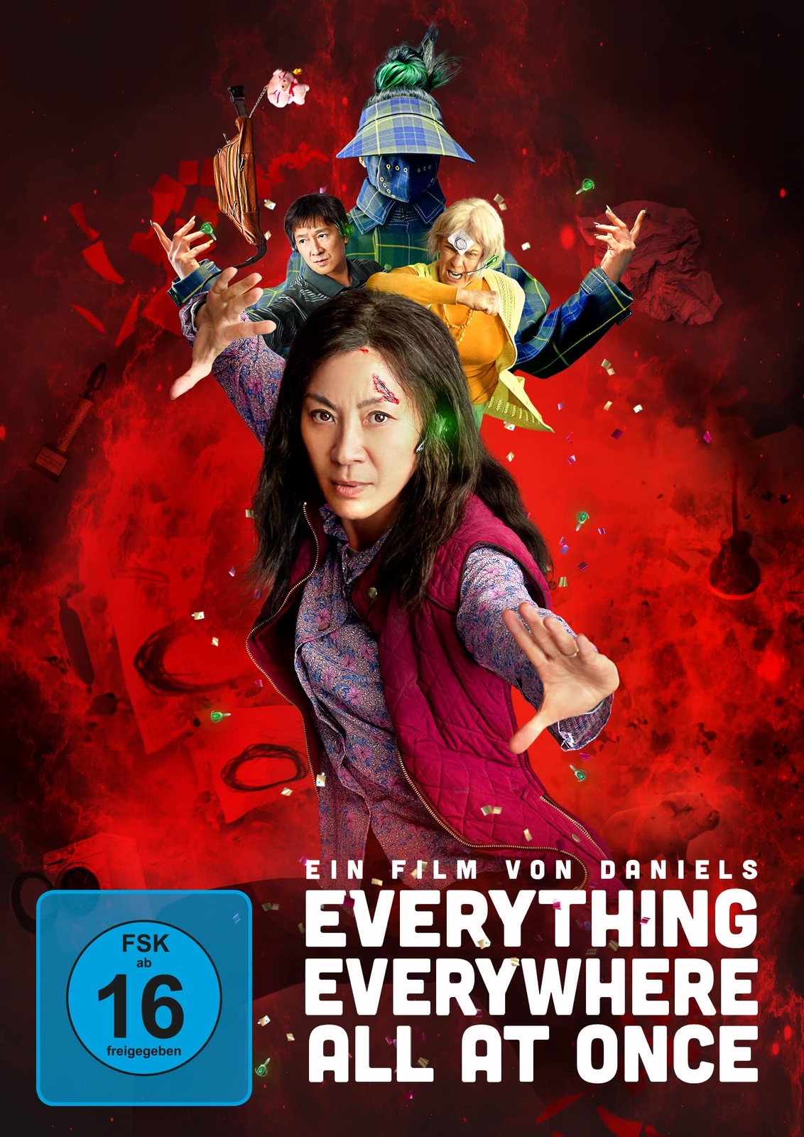 Everything Everywhere All At Once (DVD) James Hong Jamie Lee Curtis Ke Huy Quan
