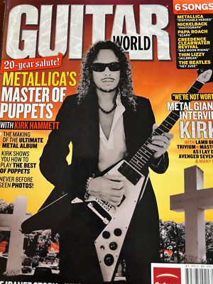 GUITAR WORLD - January 2006 METALLICA KIRK HAMMETT / Lamb Of God / Papa Roach