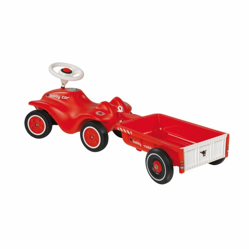BIG Bobby Caddy Anhänger für Bobby Car, Zubehör Kinder Spielzeug, Rot, bis 25 kg - Bild 6 von 7