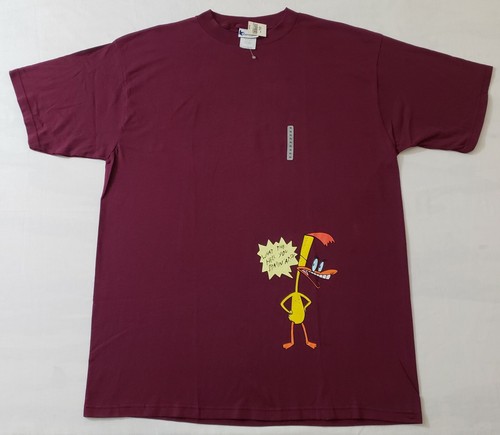 Vintage 1990er Jahre Duckman Private Dick Familie Mann TV Show Promo T-Shirt Gr. XL Neu mit Etikett DS