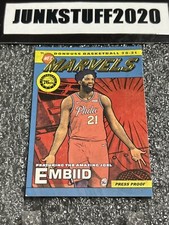 2020-21 Donruss Net Marvels Press Proof #13 Joel Embiid Philly 76ers SP READ!