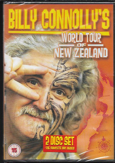 BILLY CONNOLLY'S WORLD TOUR OF NEW ZEALAND BBC SERIES GENUINE R2 DVD NEW/SEALED