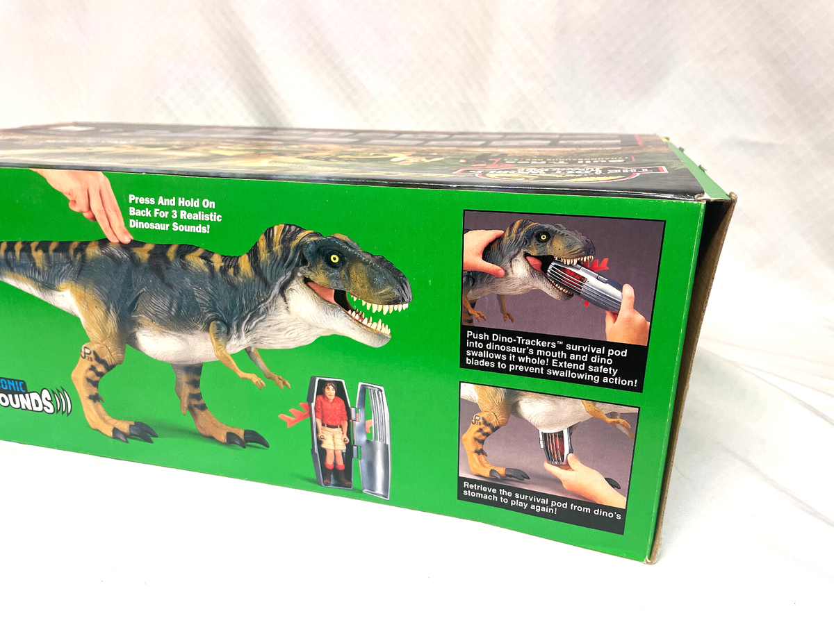 Jurassic Park 1997 The Lost World Electronic Bull T-rex MIP