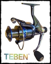 mulinello Teben CPR SUPER 9BB frizione posteriore pesca mare lago fiume