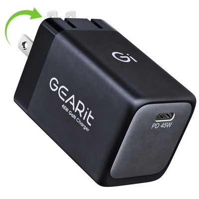 with Apple, Samsung, iPhone, iPad | 45W USB Charger Block | Foldable GaN Wall...