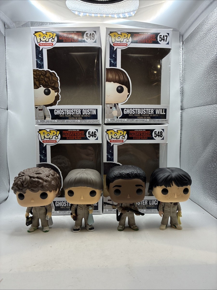 Funko Pop Stranger Things Ghostbusters Set - Mike, Will, Lucas