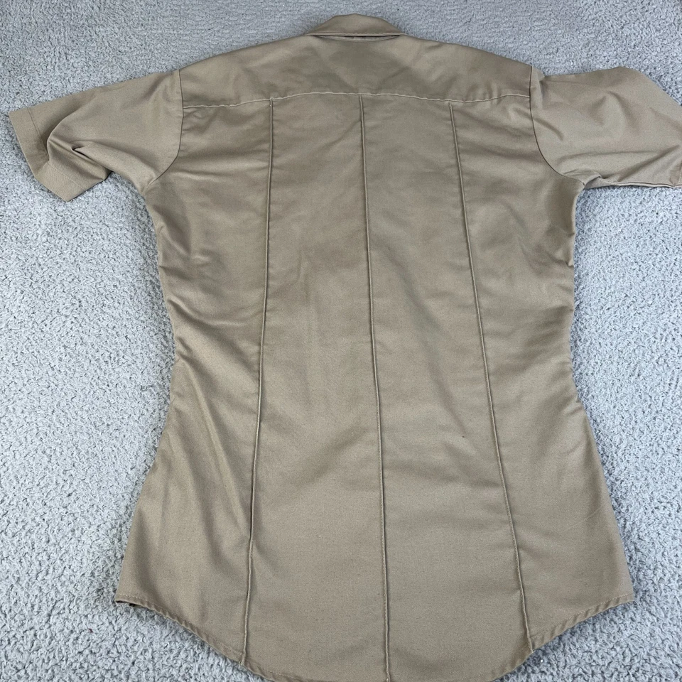 Camisa Elbeco Para Hombres Grande Tostado Caqui Poliéster Algodón Táctico Uniforme de Trabajo Foto 2 de 4