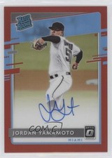 2020 Panini Donruss Optic Red Prizm 11/50 Jordan Yamamoto #RRS-JY Auto 0gg