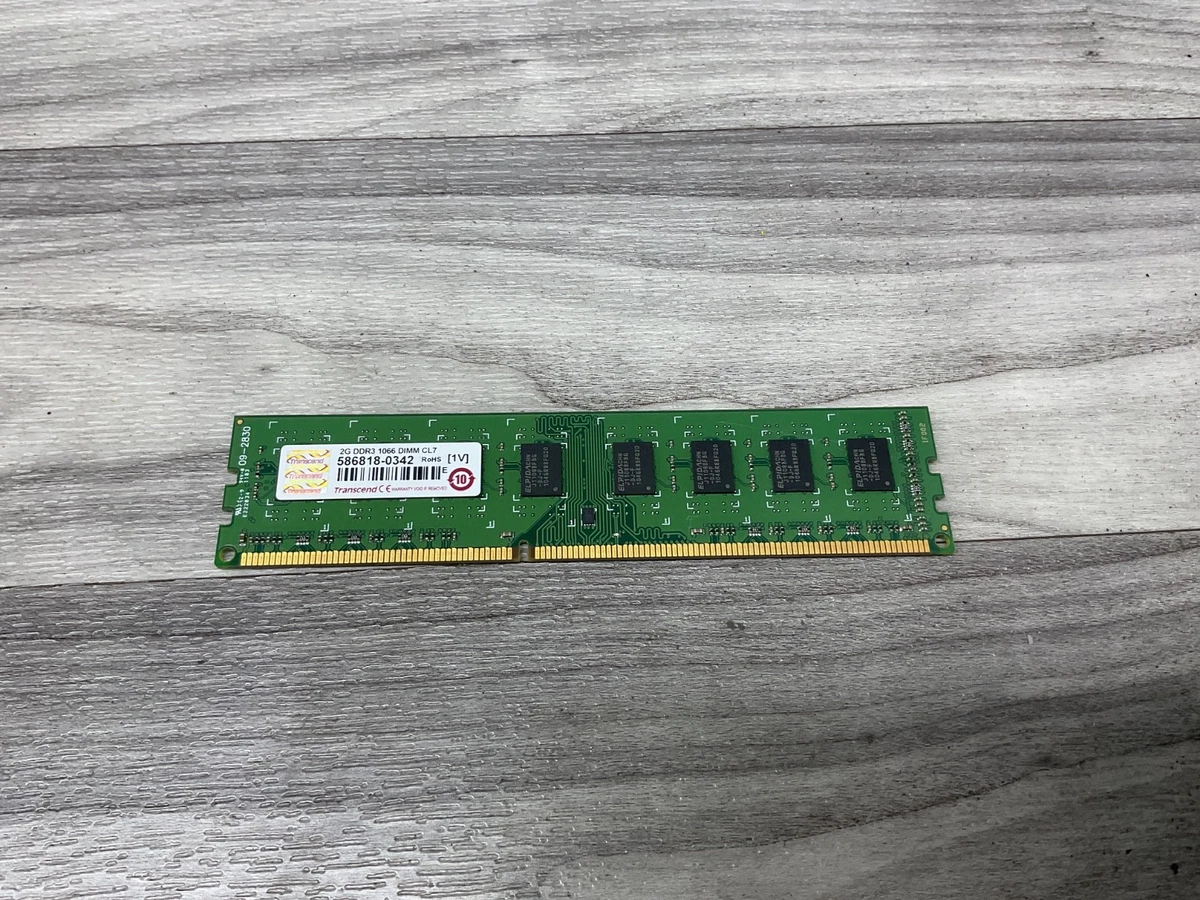 Transcend PC3-8500 (DDR3-1066) DDR3 SDRAM Memory (RAM) for sale | eBay