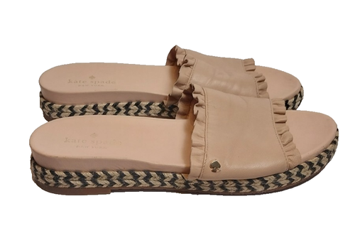 Kate Spade Zahara rosa Damen-Leder-Pantoletten Sandalen Größe 7,5 M - Bild 5 von 8