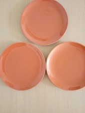 Plates - IKEA Set Of 3 Side Plates 15199 Burnt Orange Good Condition