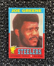1971 Topps Joe Greene Pittsburgh Steelers Football Rookie All-Star #245
