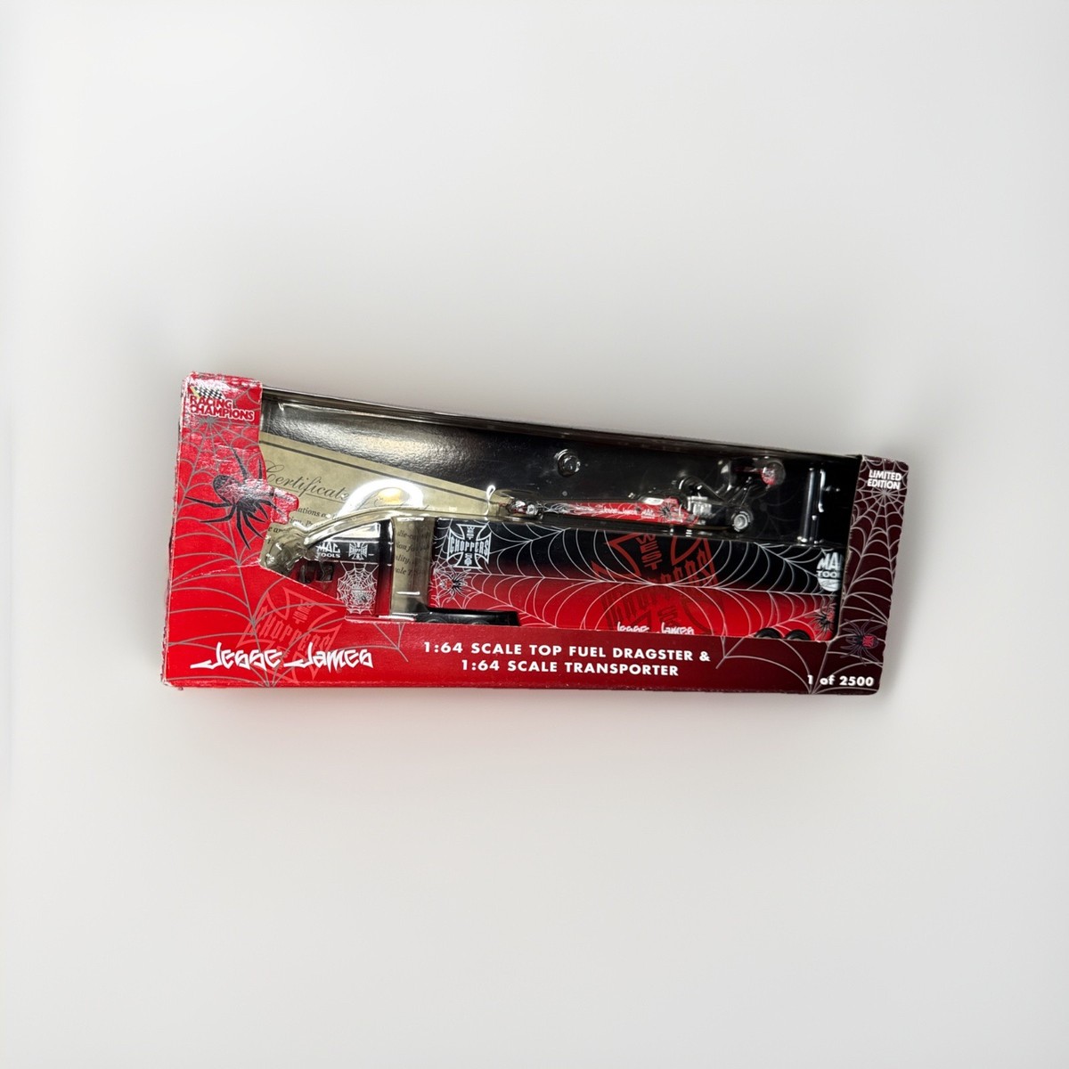 DRT ポリス　レッドヘッド、HNシャッド NHRA Scott Kalitta 1:64 Diecast JESSE JAMES West Coast Choppers
