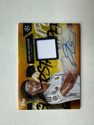 Jude Bellingham Superstar Autographed Relic /25 Topps UCC Flagship 2025/26