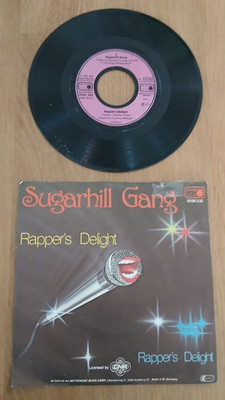 SUGARHILL GANG -  RAPPER'S DELIGHT  - 7'' - SINGLE -  VG+++ -