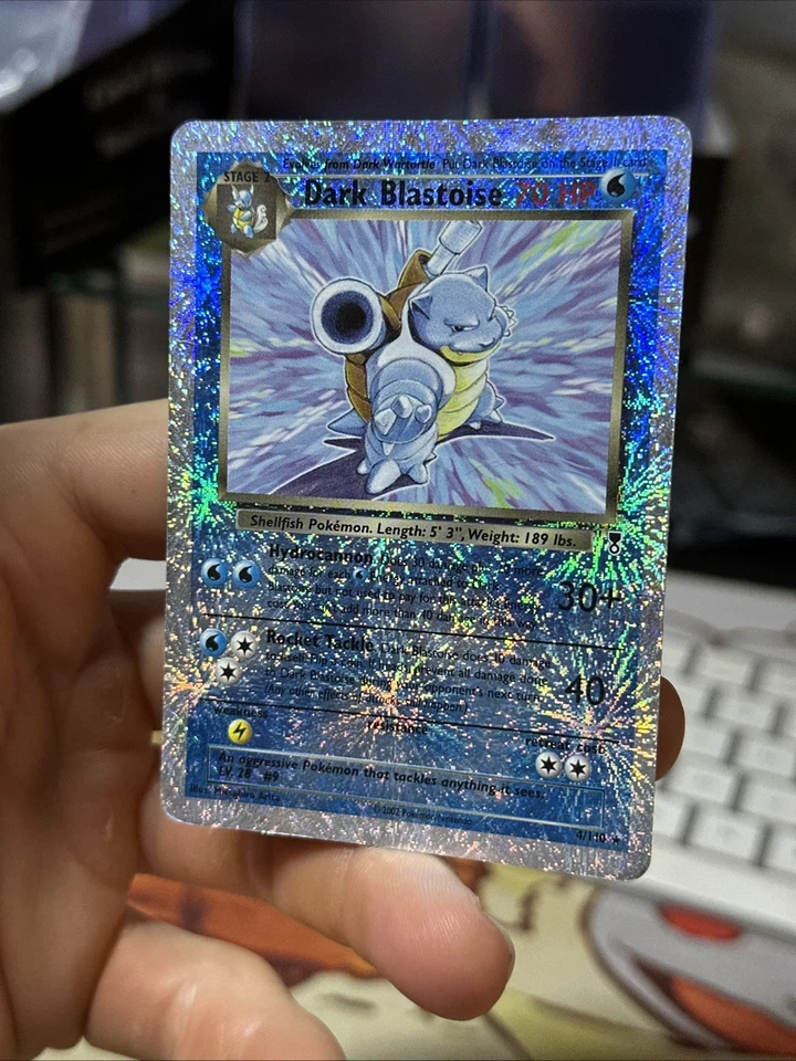Dark Blastoise 4/110 Legendary Collection 2002 Reverse Holo Pokémon Card TCG - Image 4 of 4