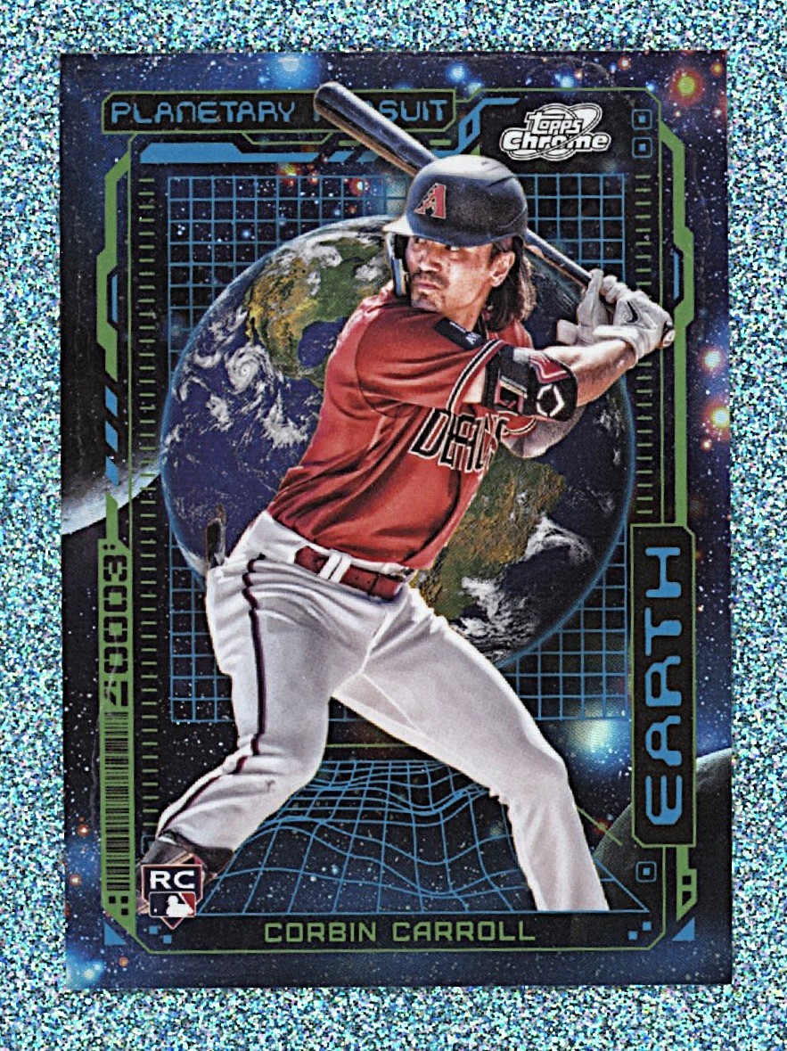 2023 Topps Cosmic Chrome Corbin Carroll Rookie Planetary Pursuit EARTH #4 RC SSP