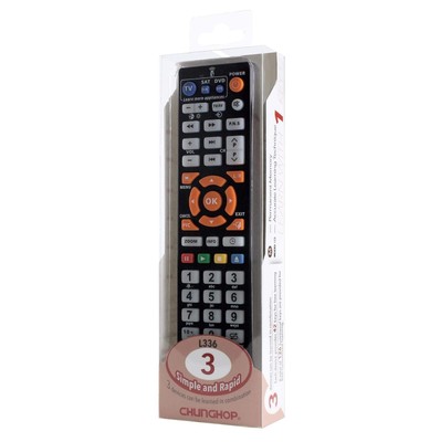 NNEIDS Universal Smart Learning Remote For Tv Cable Dvd - Chunghop L336