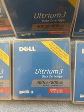 Lot of 6 - Dell LTO Ultrium 3 Data Tape Cartridge 400GB 800GB - New Sealed