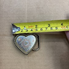 Floral Heart Belt Buckle