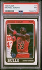 1988 Fleer Basketball # 17 Michael Jordan - PSA 7