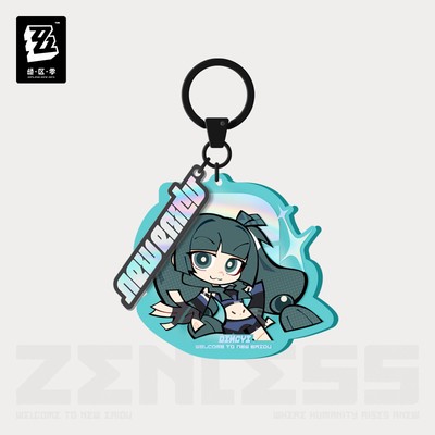 ZZZ miHoYo Zenless Zone Zero Keychain Cute Criminal Investigation