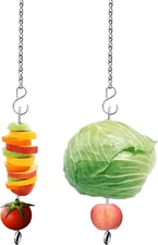 Chicken Veggies Skewer Vegetable Hanging Feeder Toy Chicken Fruit Feeder for Hen
