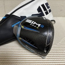 TaylorMade SIM2 MAX-D 10.5  Driver RH Head Only w/Head Cover Used Good 2