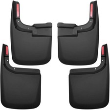 Rear Set Truck Mud Flaps For Ford F-250 F-350 2017-2026 2-pc Black