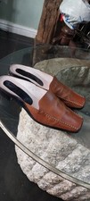 Pierre Carin Paris  Leather Mule Size 4
