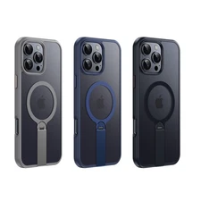 Slim Mag-Safe Magnetic Case w/ Rotatable Stand For iPhone 16 Pro Max 15 14 13 12