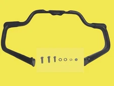 Gloss Black Mustache Crash Bar Harley Davidson engine guard Softail FL2018 Later