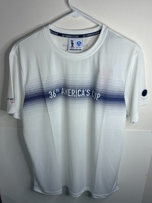 North Sails 36th America s Cup Prada Shirt Mens M White NWT Sailing Tech Tee