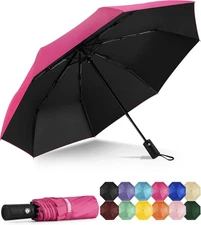Windproof Travel Umbrella, Yoobure Small Lightweight